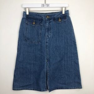 Levi's Denim Blue Jean Skirt